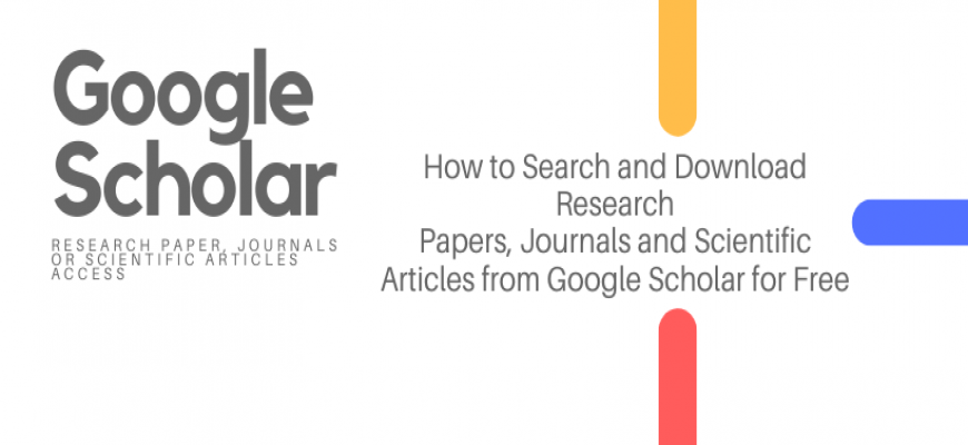 research papers for google scholar