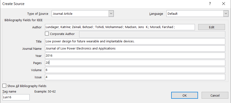 Microsoft Word Reference Tab Create Source Add Author